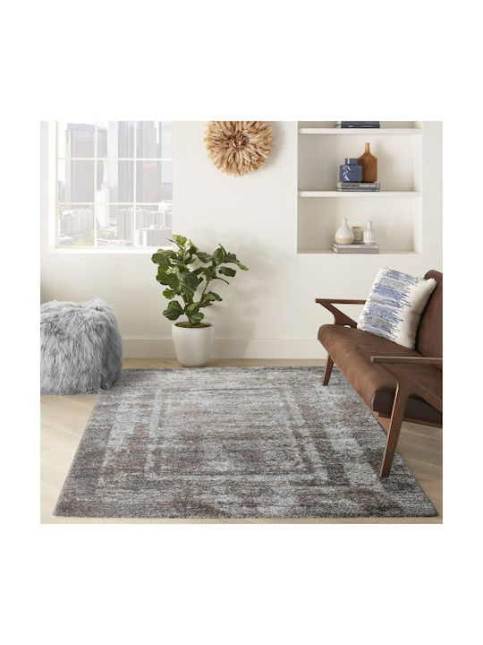 Saray Home Stage Rug Rectangular Shaggy Furry Coffee