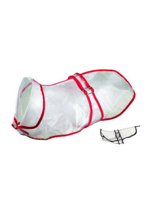 Flamingo Haine pentru câini Impermeabil Transparent Mici cu Lungimea Spateului 60 cm