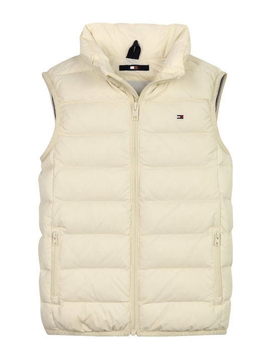 Geacă Casual Fără Mâneci Ecru Pentru Copii ESSENTIAL LIGHT DOWN