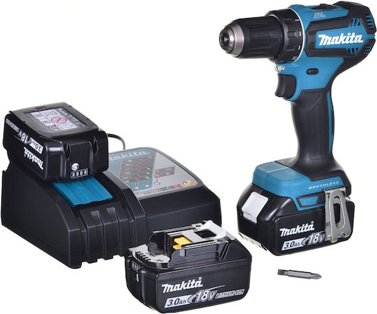Makita LXT Schlagbohrschrauber Batteriebetrieb Brushless 18V 3x3Ah