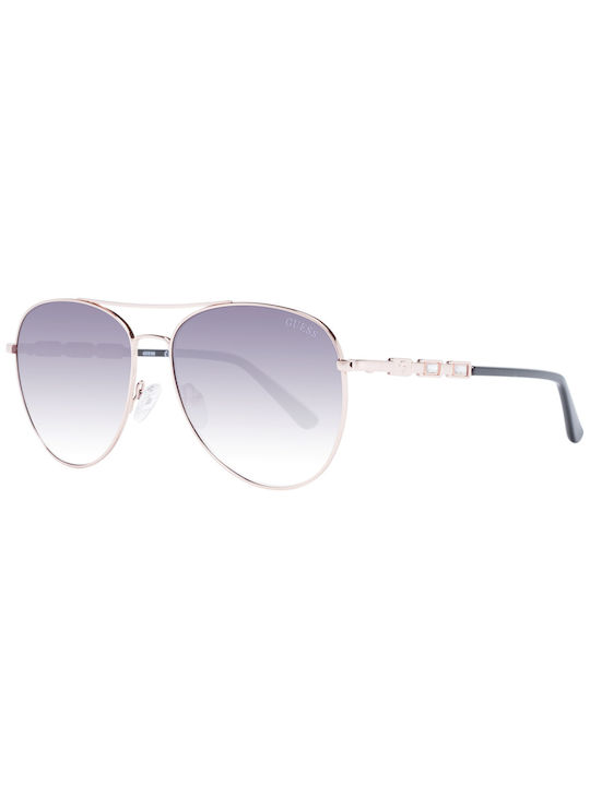 Guess Women's Sunglasses with Gold Frame and Go...