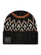Beanie Γυναικείος Σκούφος Πλεκτός σε Μαύρο χρώμα