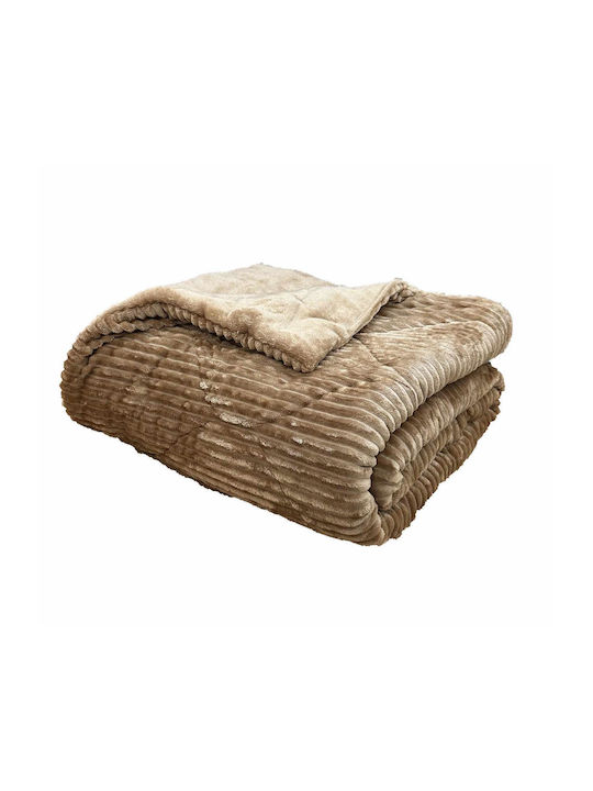 Linea Home Bettbezug Einzelbett 160x210cm Beige