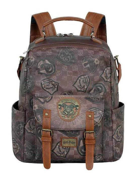 Karactermania Junior High-High School School Backpack Brown