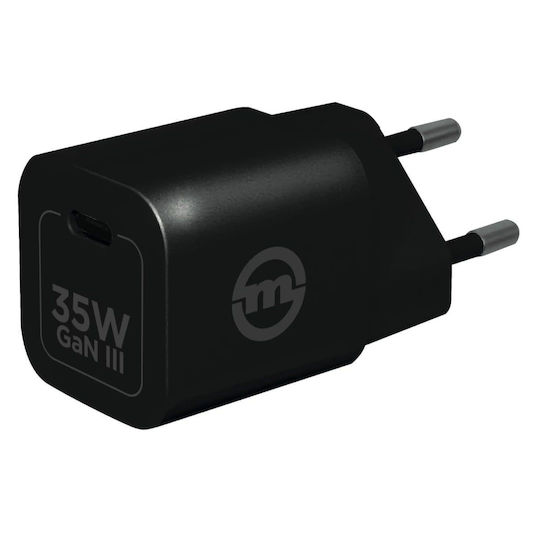 Mobile Origin Încărcător Fără Cablu GaN cu Port USB-C 35W Livrarea energiei Negruς (Super Charger)