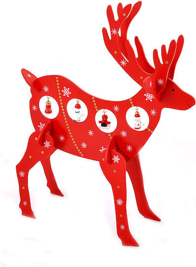 Fylliana Weihnachtliche Figur Rentier Rot Höhe 36cm