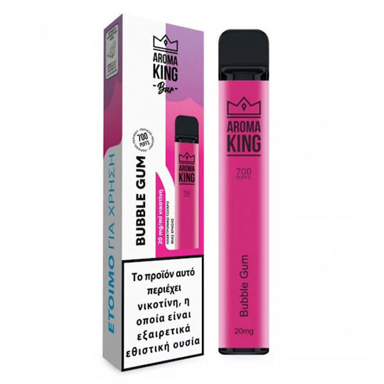 Aroma King Disposable Electronic Cigarette 700 Puffs Bubble Gum 2ml 20mg
