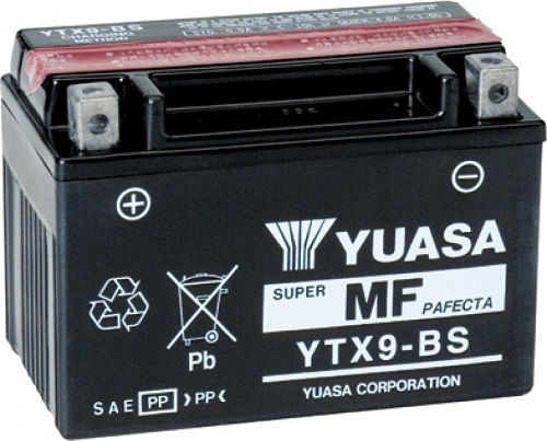 Yuasa Μπαταρία Μοτοσυκλέτας YTX9-BS 135A με Χωρητικότητα 8.4Ah