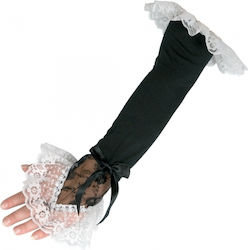 Carnival Gloves Black for Halloween