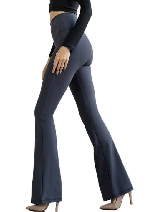 Damen Leggings Formendefinition Hohe Taille & Push-up Graue