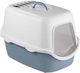 Stefanplast Cathy Cat Toilet Closed with Filter Blue L56 x W40 x H40cm