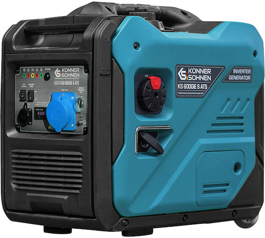 Könner & Söhnen Αθόρυβη Γεννήτρια Βαλιτσάκι Inverter Βενζίνης Τετράχρονη με Χειροκίνητη - Αυτόματη Μίζα