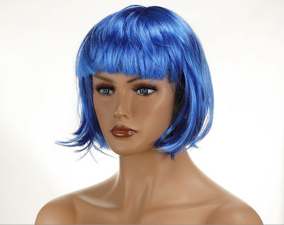 Carnival Wig Straight Blue