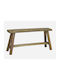 Tribeca Dining Room Bench with Wooden Surface Teak wood 120x20x50cm