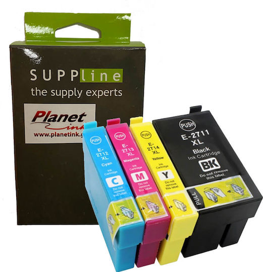 Planetink Epson 27XL 80ml Multi (Farbe) / Schwarz