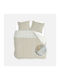 Walra Double Cotton Satin Duvet Cover 200x220 Sand