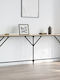 Metal Console Table Coffee L200xW29xH75cm