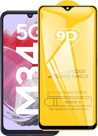 Samsung Full Glue Full Face Tempered Glass Black (Samsung Galaxy M34 5G)