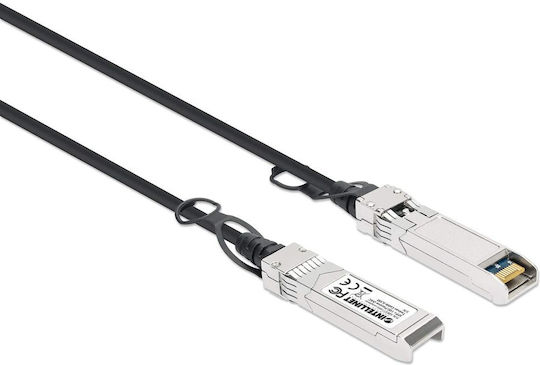 Intellinet Optical Fiber Cable SFP+ 1m Black