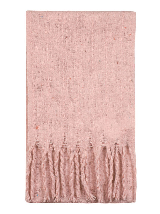 Stamion Women's Knitted Scarf Pink