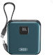 XO PR235 Power Bank 10000mAh 22.5W με Θύρα USB-A και Θύρα USB-C Power Delivery / Quick Charge Navy