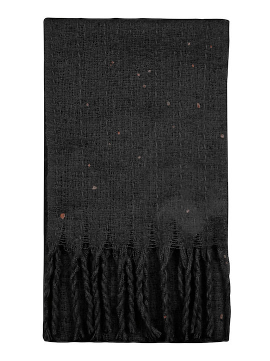 Stamion Women's Tricotat Scarf Negru