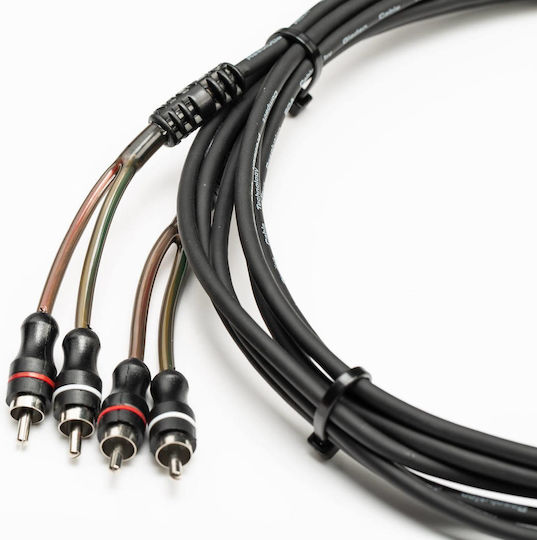 Gladen Кабел 2x RCA мъжки - 2x RCA мъжки 6м
