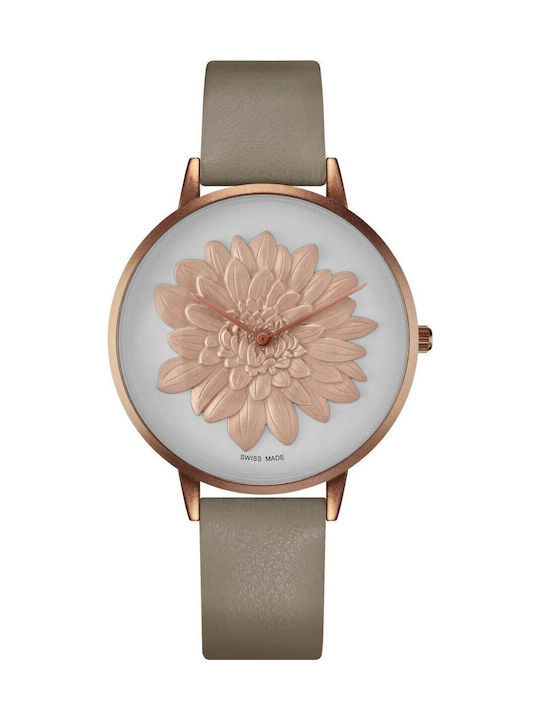 Bellevue Women's Watch with Yellow Leather Strap