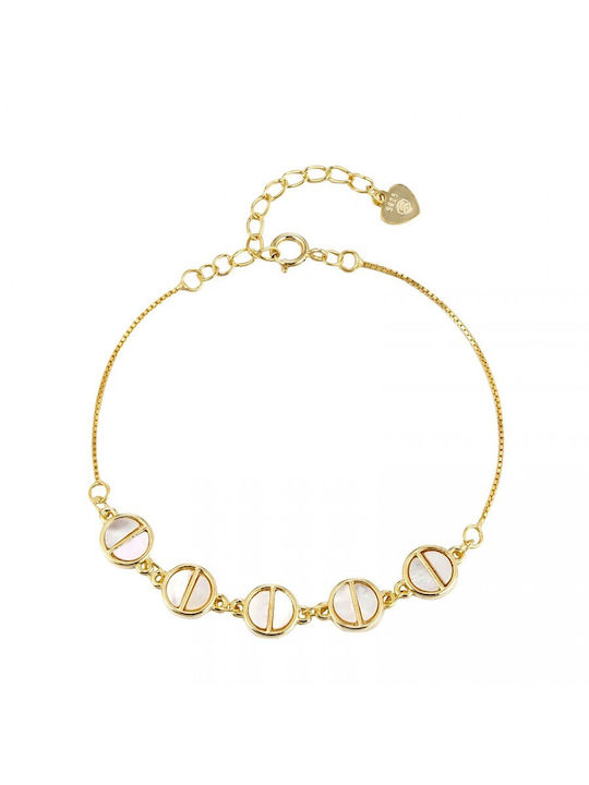 Prince Silvero Bracelet Chain made of Silver Gold Plated