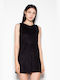 Venaton All Day Sleeveless Mini Dress Black , Regular Fit