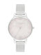 Olivia Burton Women's Watch with Silver Metal Bracelet