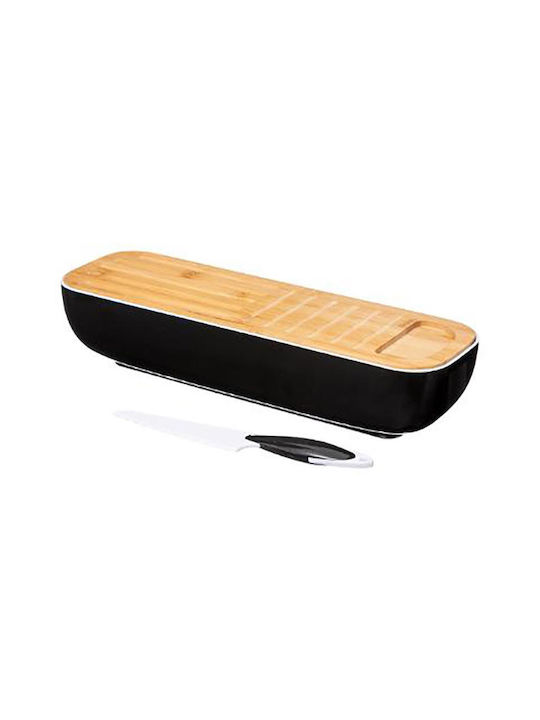 Plastona Bamboo Bread Box with Lid