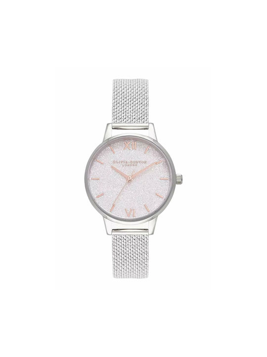 Olivia Burton Watch with Silver Metal Bracelet