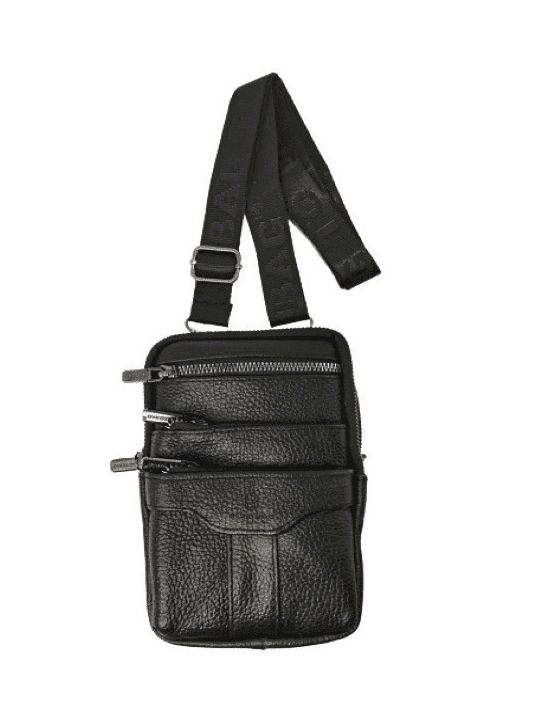 Bag to Bag Ανδρική Τσάντα Ώμου / Χιαστί Μαύρη