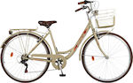 Orient Classic 6sp 28" 2024 Μπεζ Ποδήλατο Πόλης με 6 Ταχύτητες