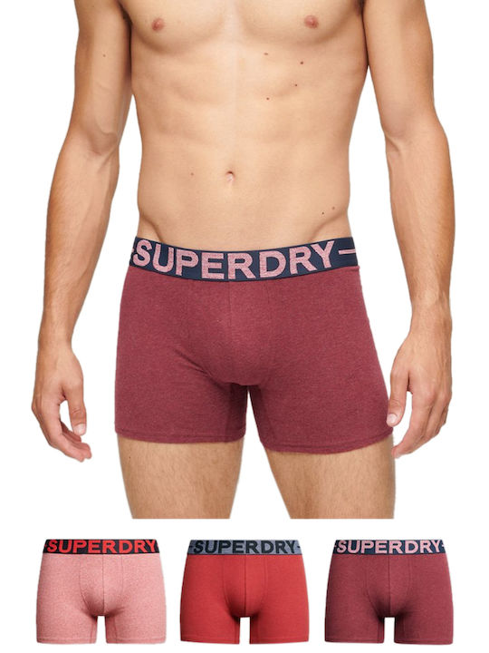 Superdry Boxeri pentru bărbați Violet 1Pachet