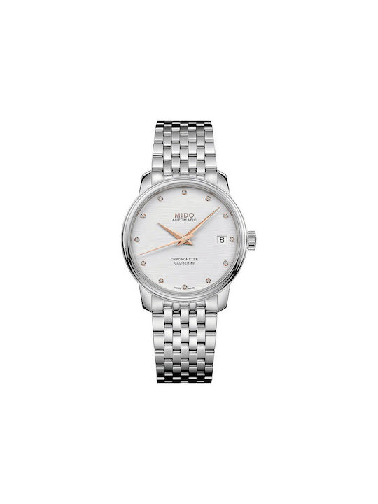 Mido Watch with Silver Metal Bracelet