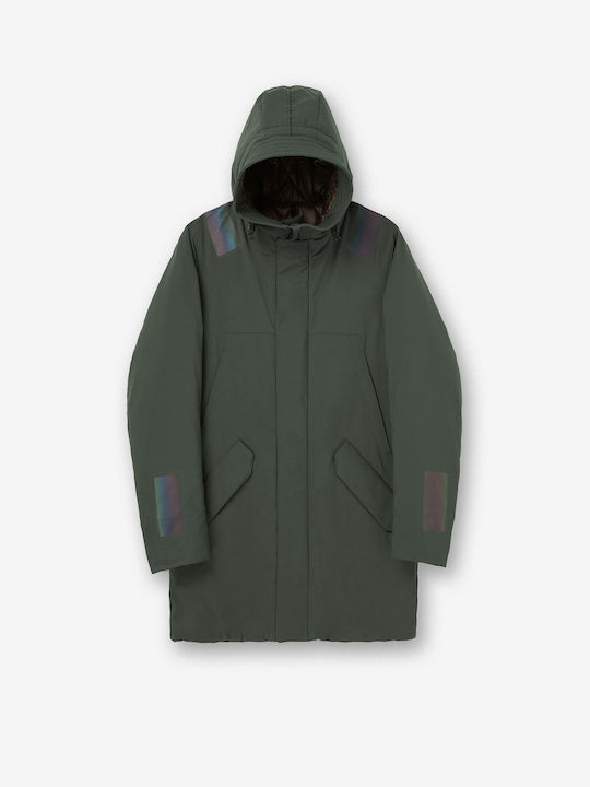 Krakatau Herren Winter Jacke Lässig Grün