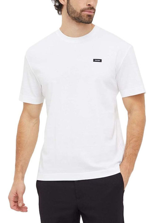 Calvin Klein Men's Short Sleeve Blouse White