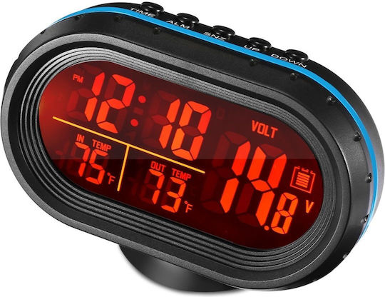 Factory Car Lighter Voltmeter, Thermometer and Clock Digital Instrument