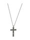 Oxette Black Men's Cross with Chain