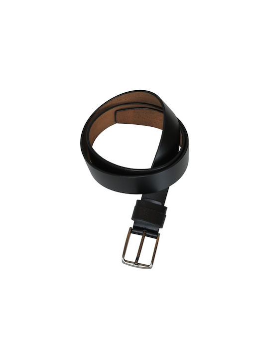 Privato Men's Leather Belt Black