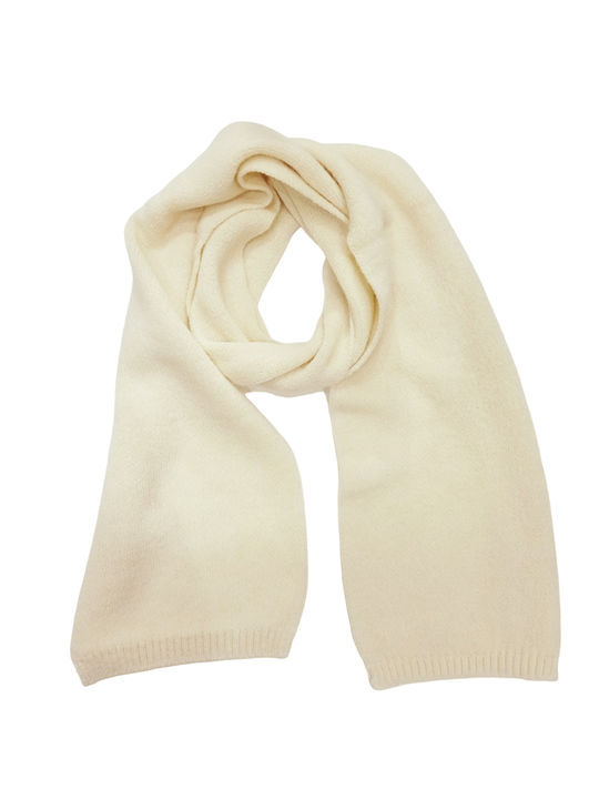 Mdl Women's Wool Scarf Ecru