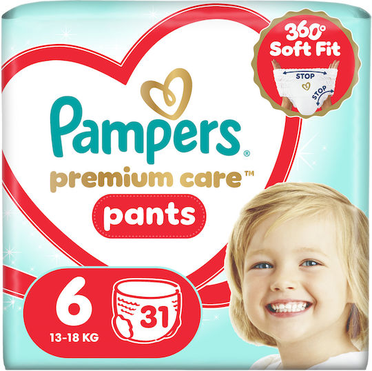 Pampers Панталони за пелени Premium Care Pants Premium Care No. 6 за 15+ kgkg 124бр