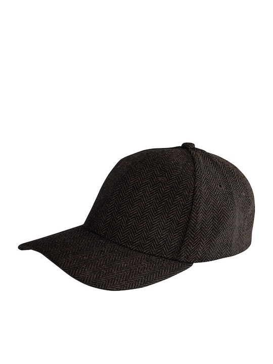Brims and Trims Ανδρικό Jockey Καφέ σκούρο