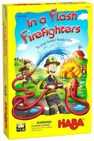 Board Game In A Flash Firefighters for 2-4 Players 5+ Years Old (EN) Haba