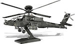 Piececool Metallic Construction Toy Elicopter Ah-64 Apache