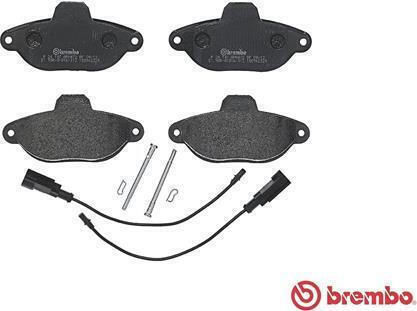 Brembo Σετ Τακάκια Εμπρός για Fiat 500 Ford Ka