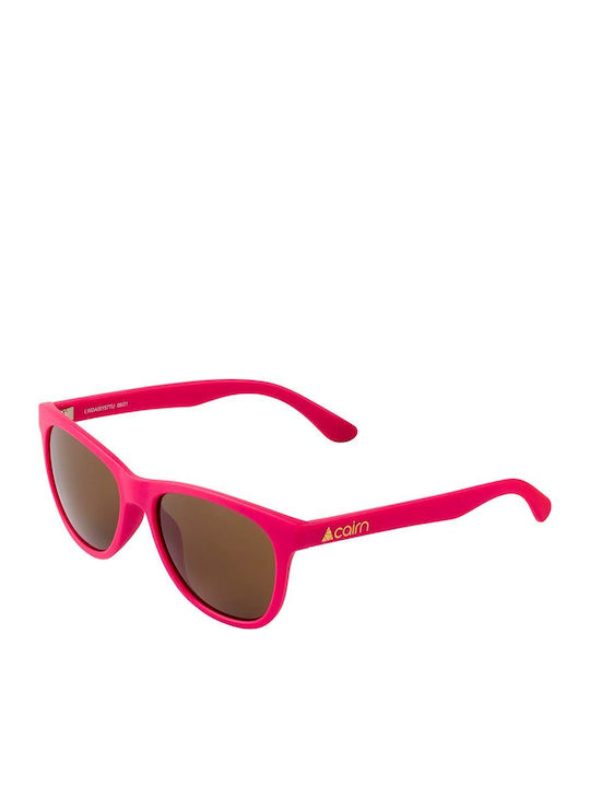 Cairn Unisex Sunglasses with Orange Plastic Frame and Orange Lens LWDAISY57