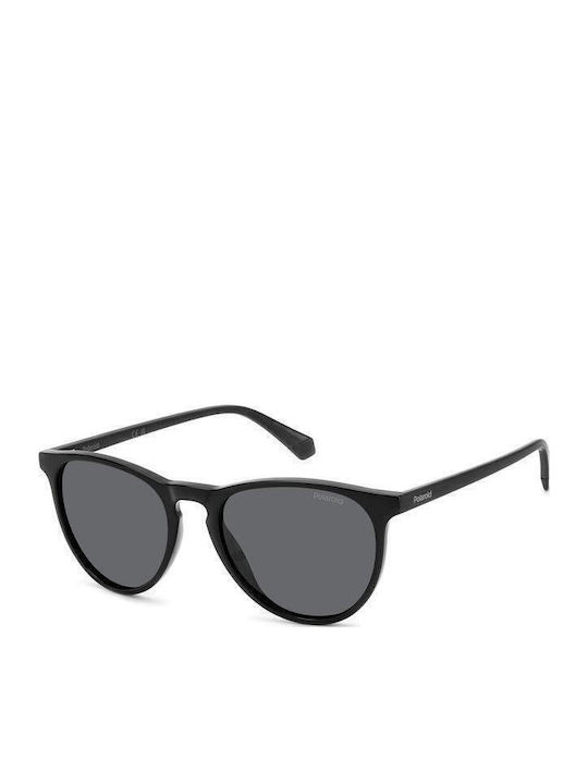 Polaroid Unisex Ochelari De Soare Cu Ramă Neagră Din Plastic Și Lentile Gri Polarized PLD4152/S 807/M9